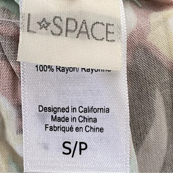 🎉Host Pick🎉L*Space Tropical Floral High Waist Westside Shorts Tassel NWT Sz S - Picture 11 of 16